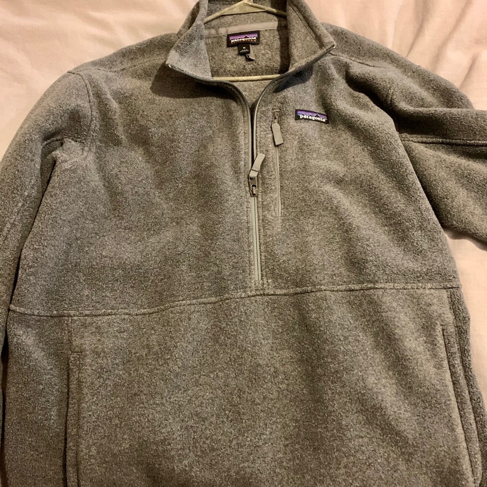 Men pull over Patagonia